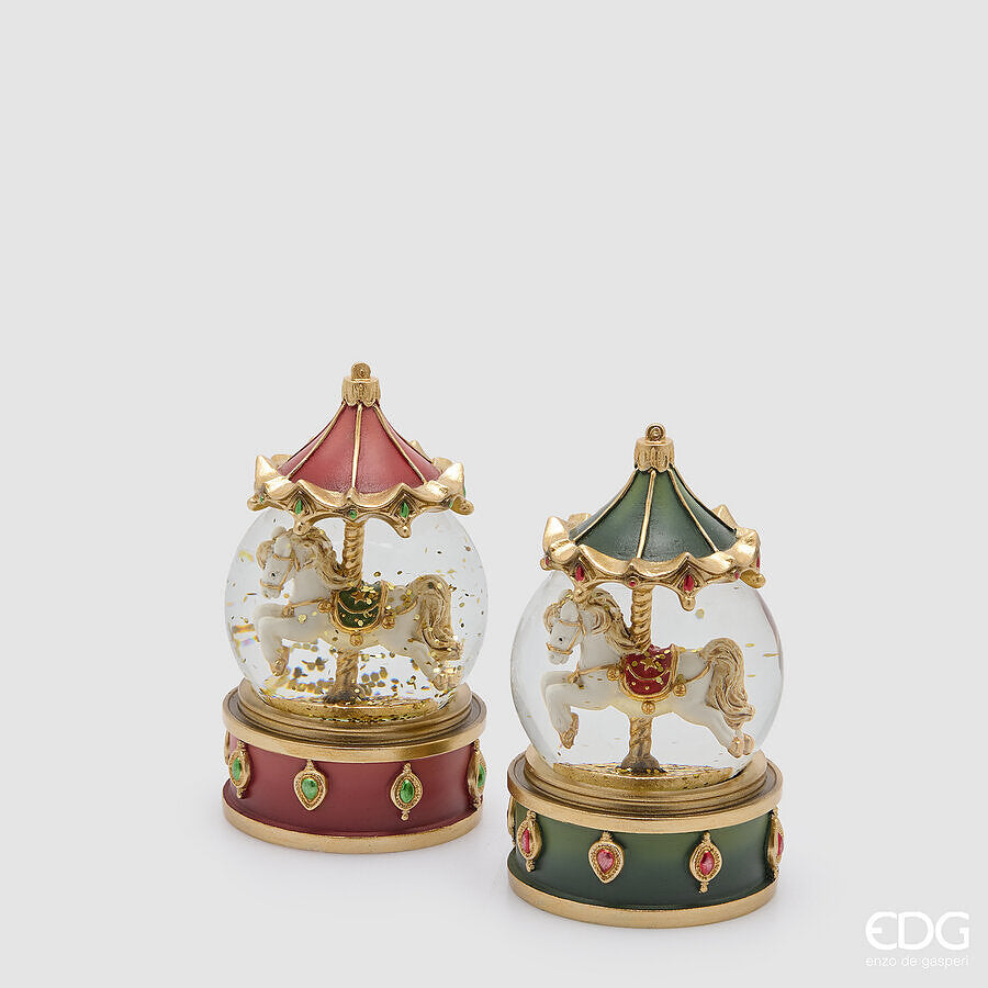 EDG Sfera Acqua Cavallo Giostra 2 Ass. H.11.5 D.7