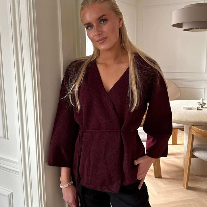 BYIC Anneic Cardigan Bordeaux