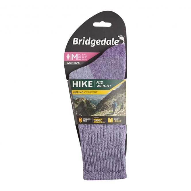 Bridgedale Hike Merino Comfort Violet - sokk fra La Sportiva, bilde 2