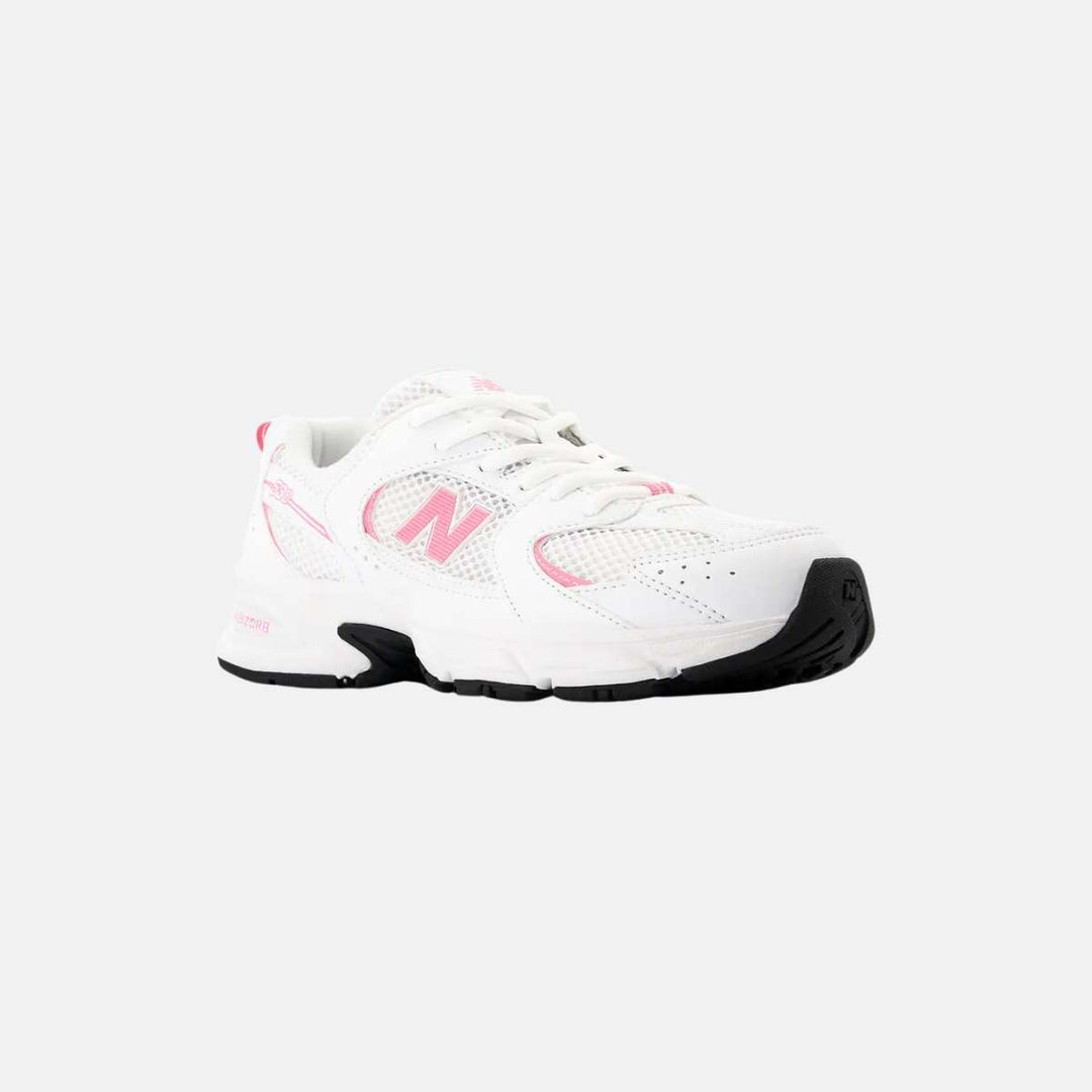 New Balance GR530 White/Signal Pink JR