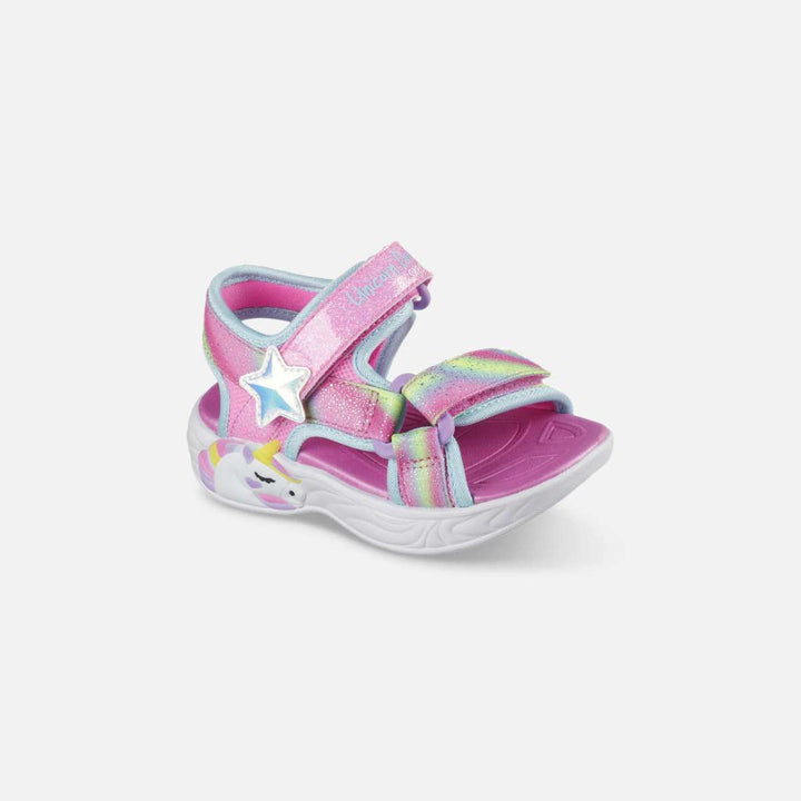 Skechers S-Lights Unicorn Dreams Sandal Pink/Multi B