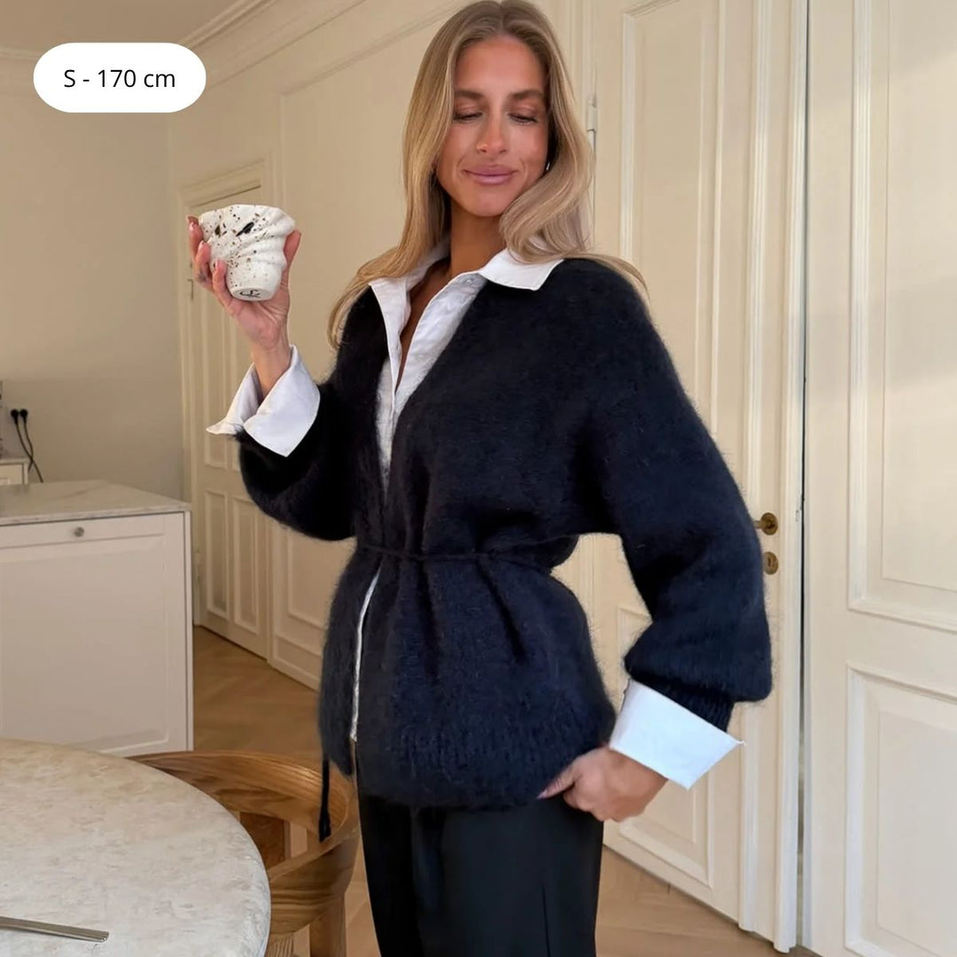 BYIC IdaIC Wrap Cardigan Navy