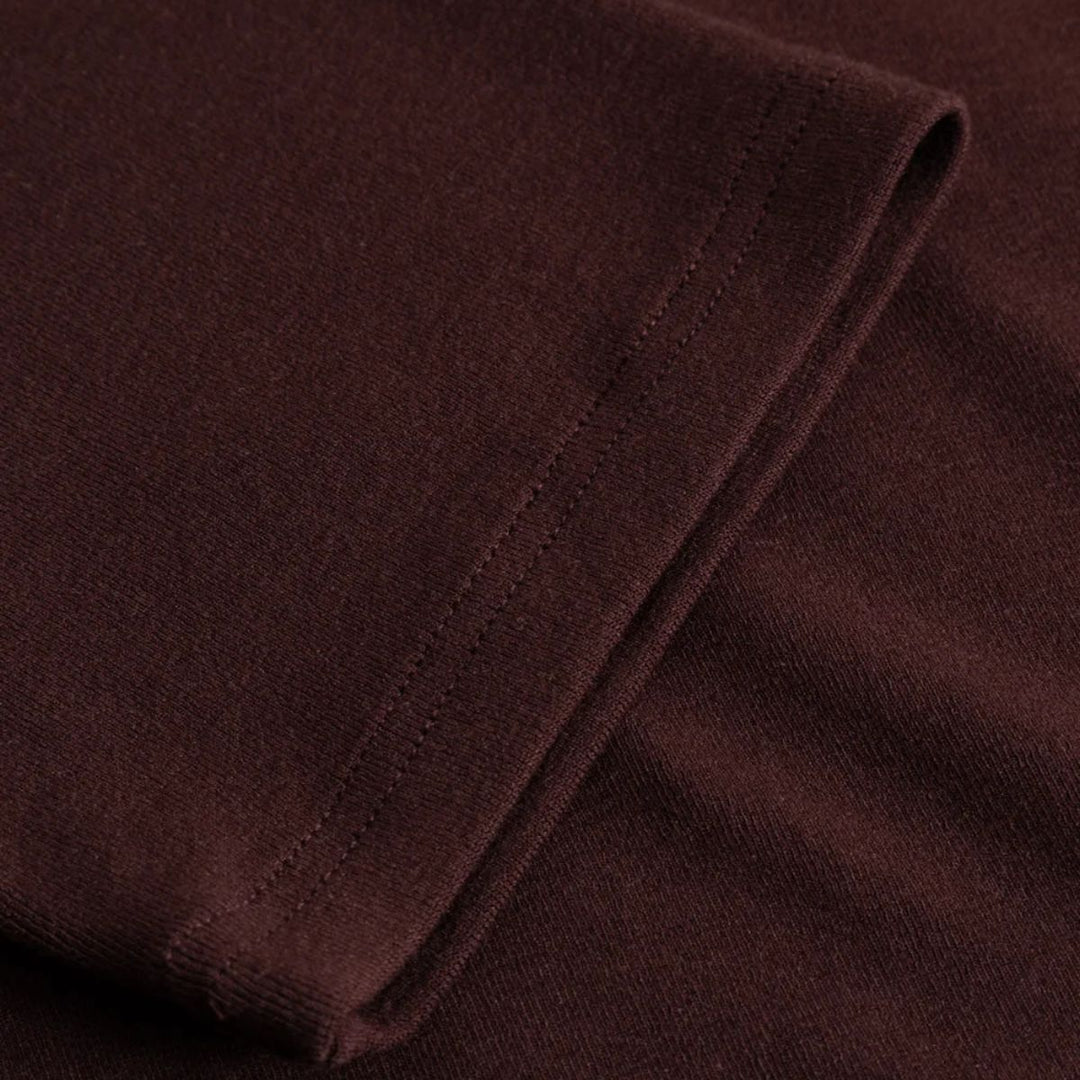 Noella Lidie SS Top Burgundy Melange
