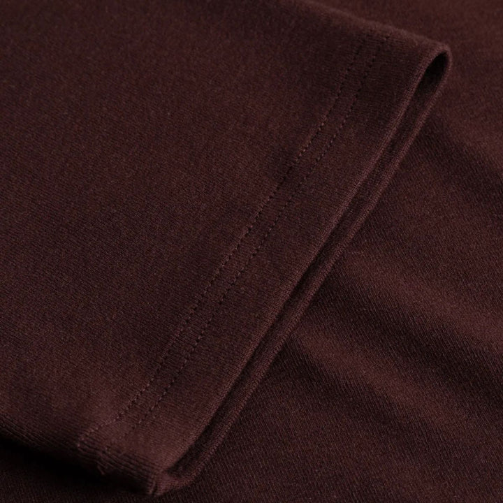 Noella Lidie SS Top Burgundy Melange