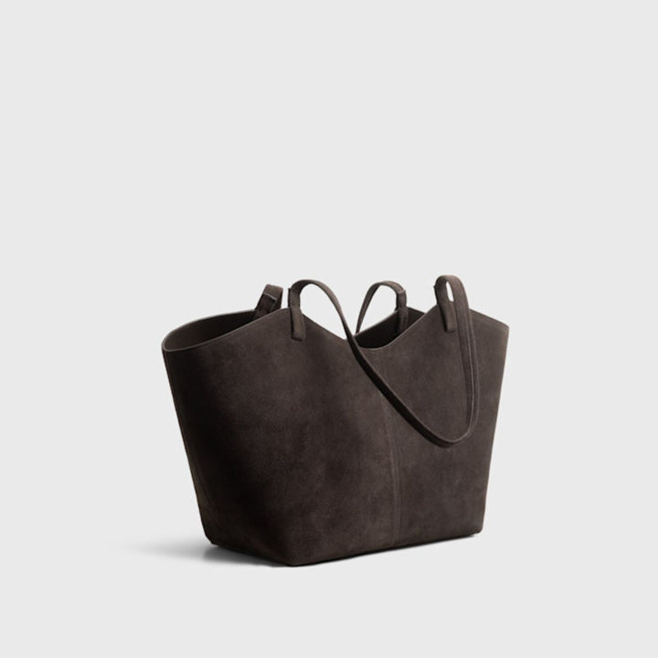 Jim Rickey Maya Large Suede Truffle