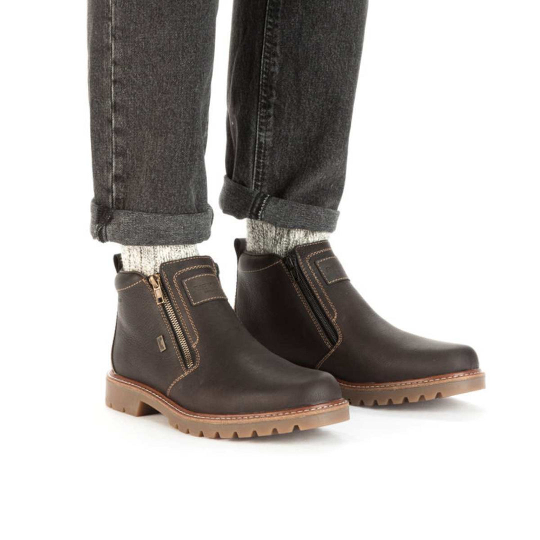 Rieker Tex Vintersko m/Lammeull Brun M