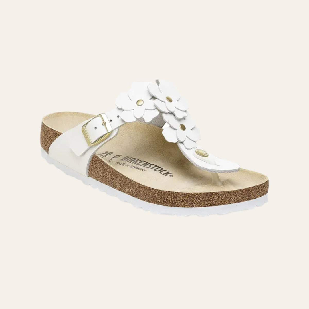 Birkenstock Gizeh Flower White W