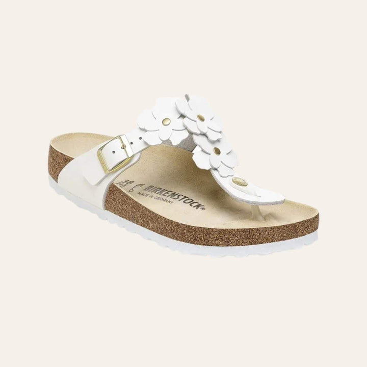 Birkenstock Gizeh Flower White W