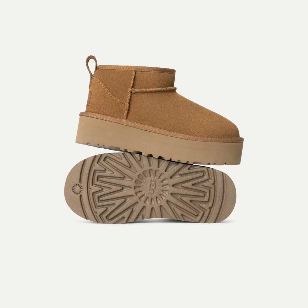 UGG Classic Ultra Mini Platform Chestnut Kids