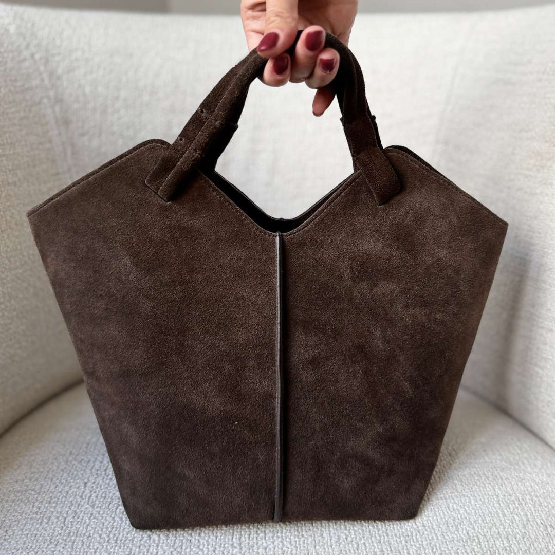 Jim Rickey Maya Suede Truffle