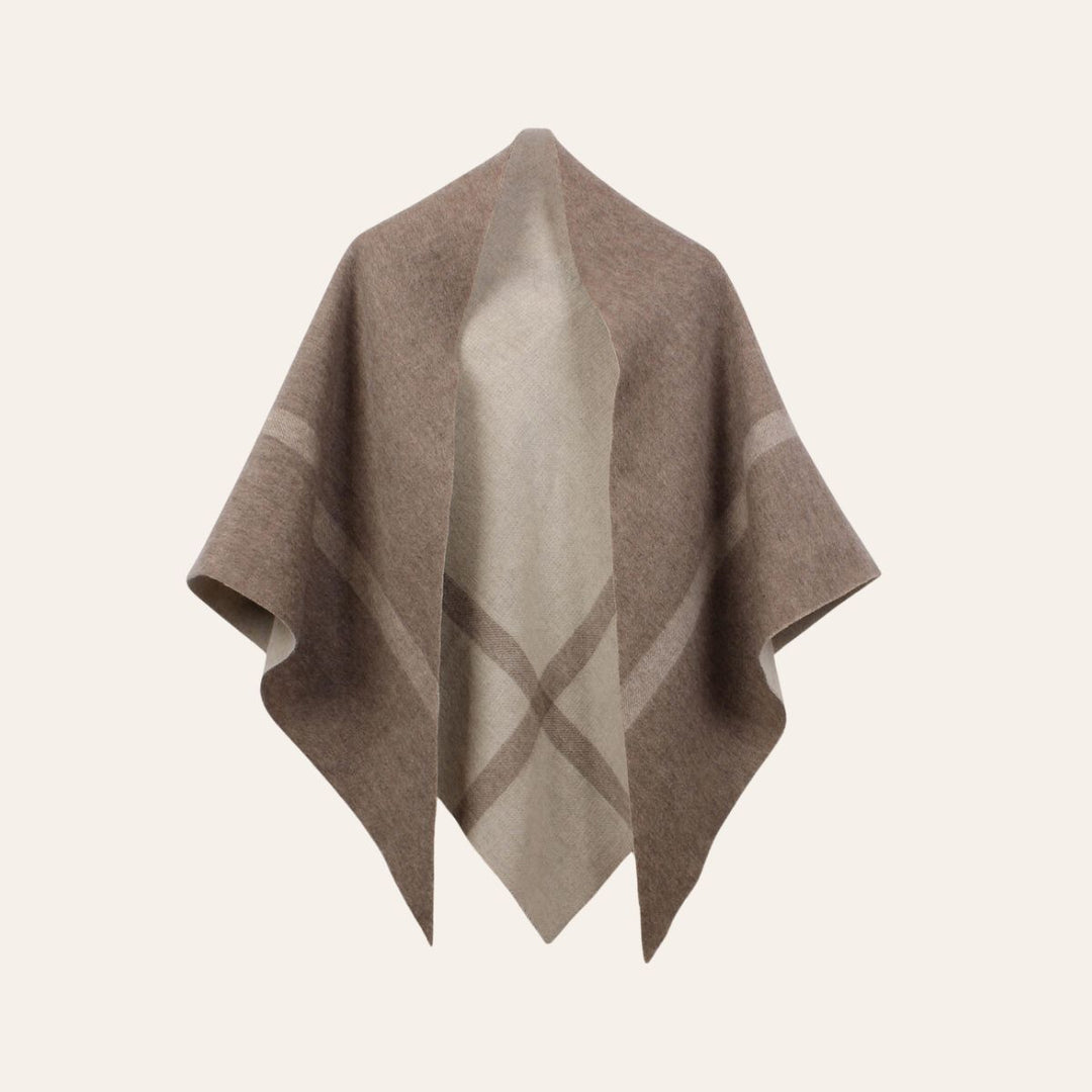NOHR Nina Double Sided Wool Shawl - sjal fra Nohr