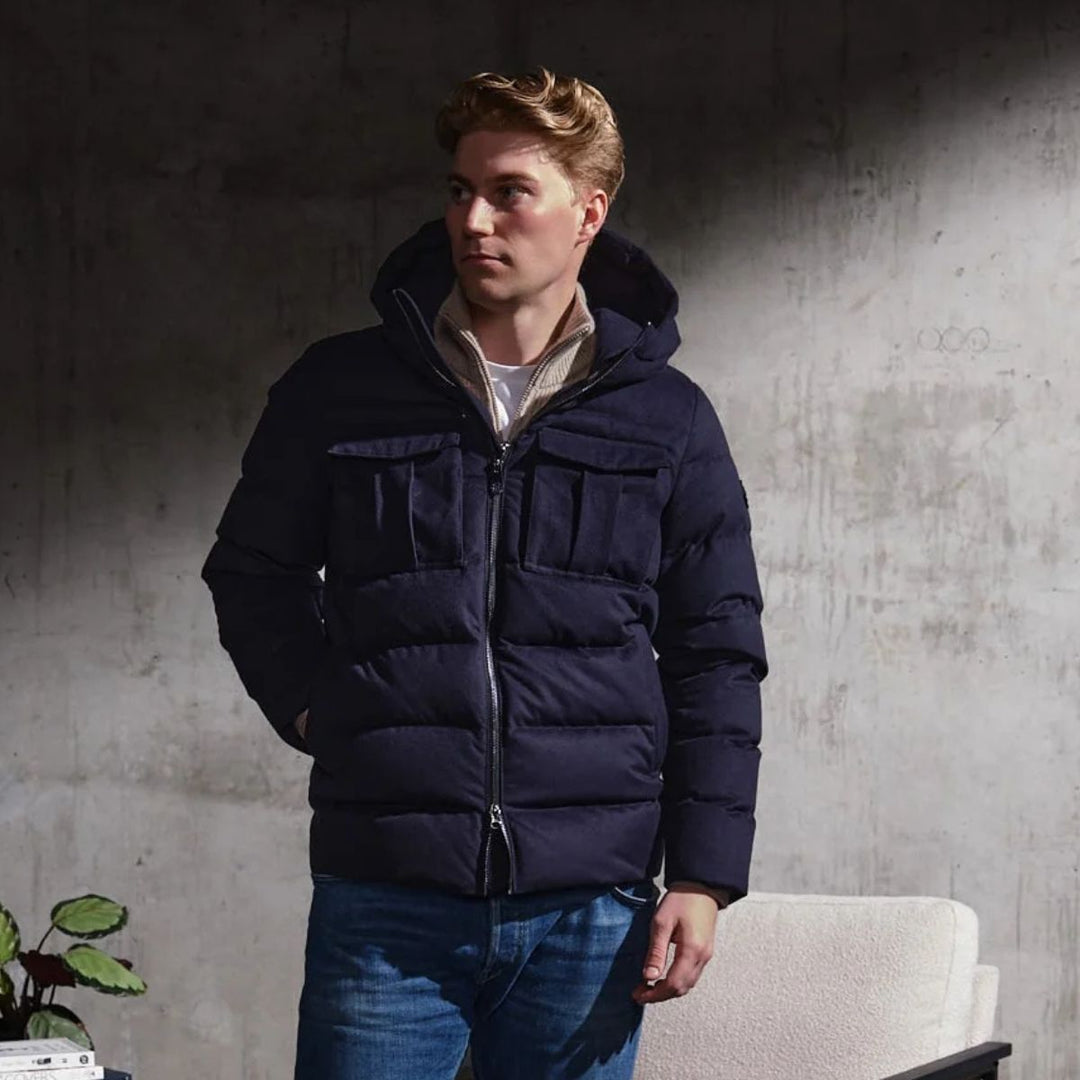 Monel Tignes Wool Dark Navy M