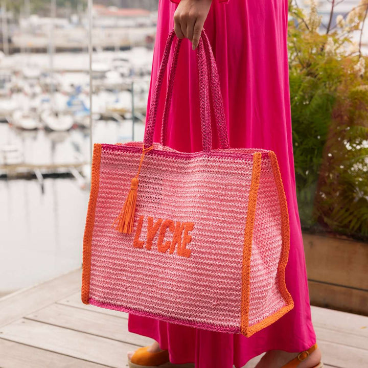 Lycke Tote Bag Summer Pink