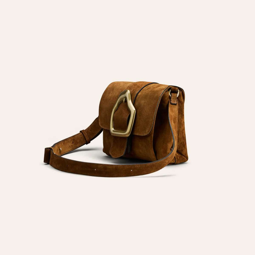 Cala Jade Nami Mini Camel Suede Gold