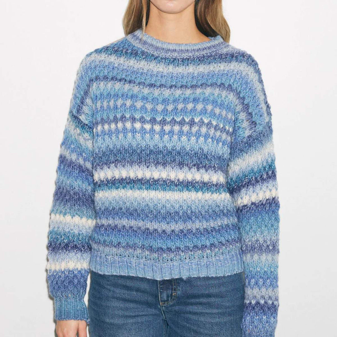 Noella Gio Knit Sweater Sky Mix