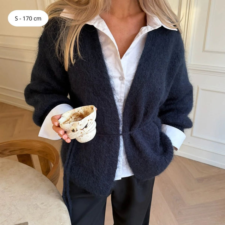 BYIC IdaIC Wrap Cardigan Navy