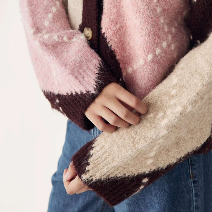 Noella N-Laiana Knit Cardigan Winetasting Mix