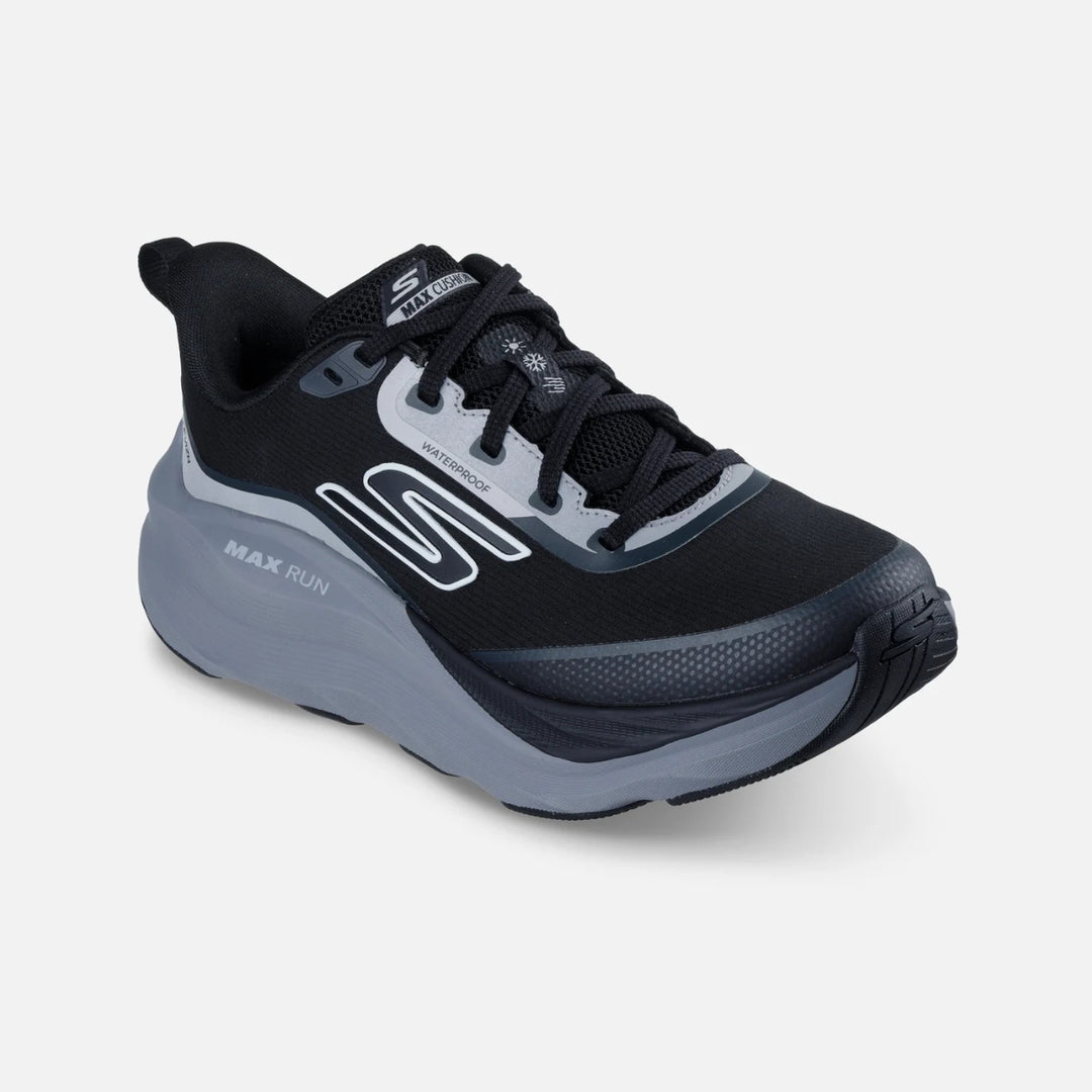 Skechers Max Cushioning Max Run Vorteza Waterproof Black BLK W