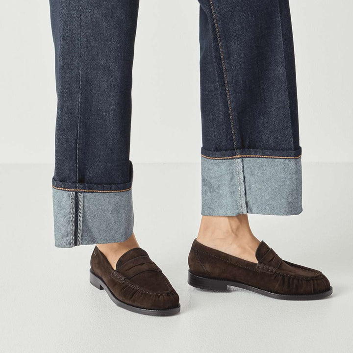 Tamaris Mokasin Crinkle Toes Mocca W