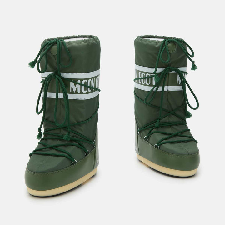 Moon Boots Icon Nylon Forest Green