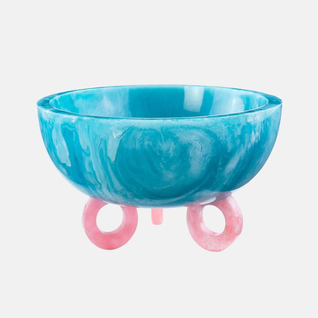 Jonathan Adler Mustique Disc Bowl Turquoise/Pink - skål fra Jonathan Adler