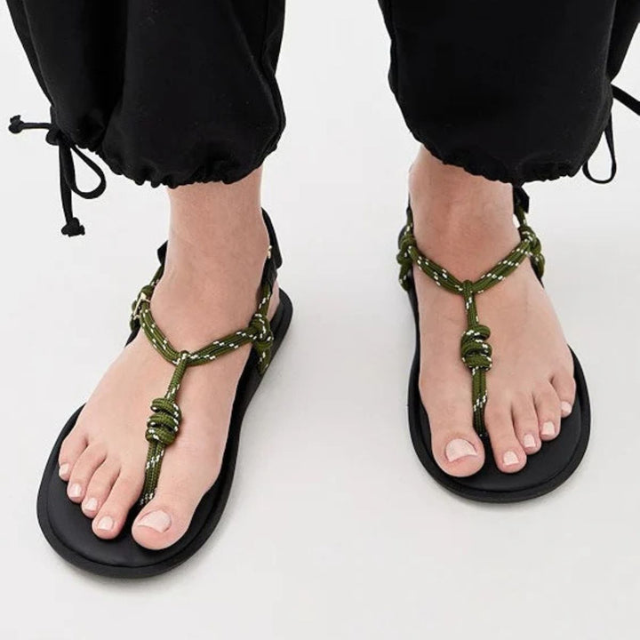 Flòwze FLÒ Ropes Sandal Military Green W