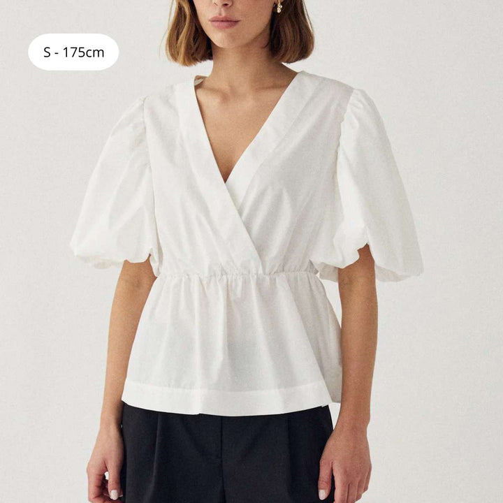 Noella N-Magdalena Blouse White