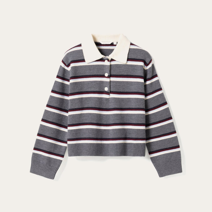 Noella Merryll Knit Delissa Grey Stripe