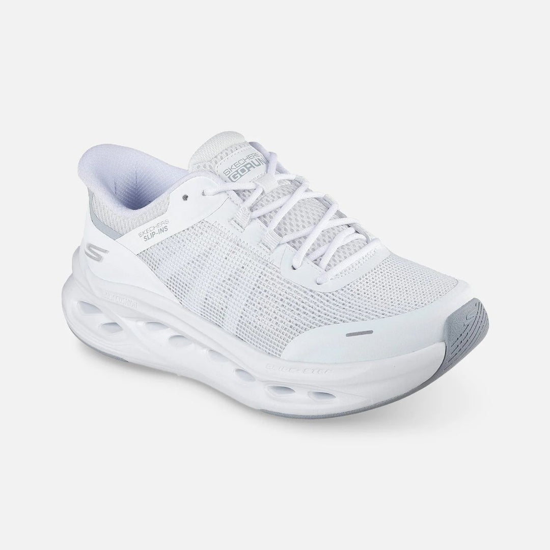 Skechers Max Cushioning Glide-Step Hvit/Grå W