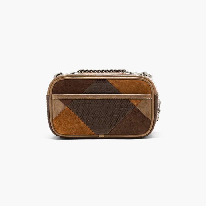 Marc Jacobs The Softshot Suede Patchwork Brown Multi