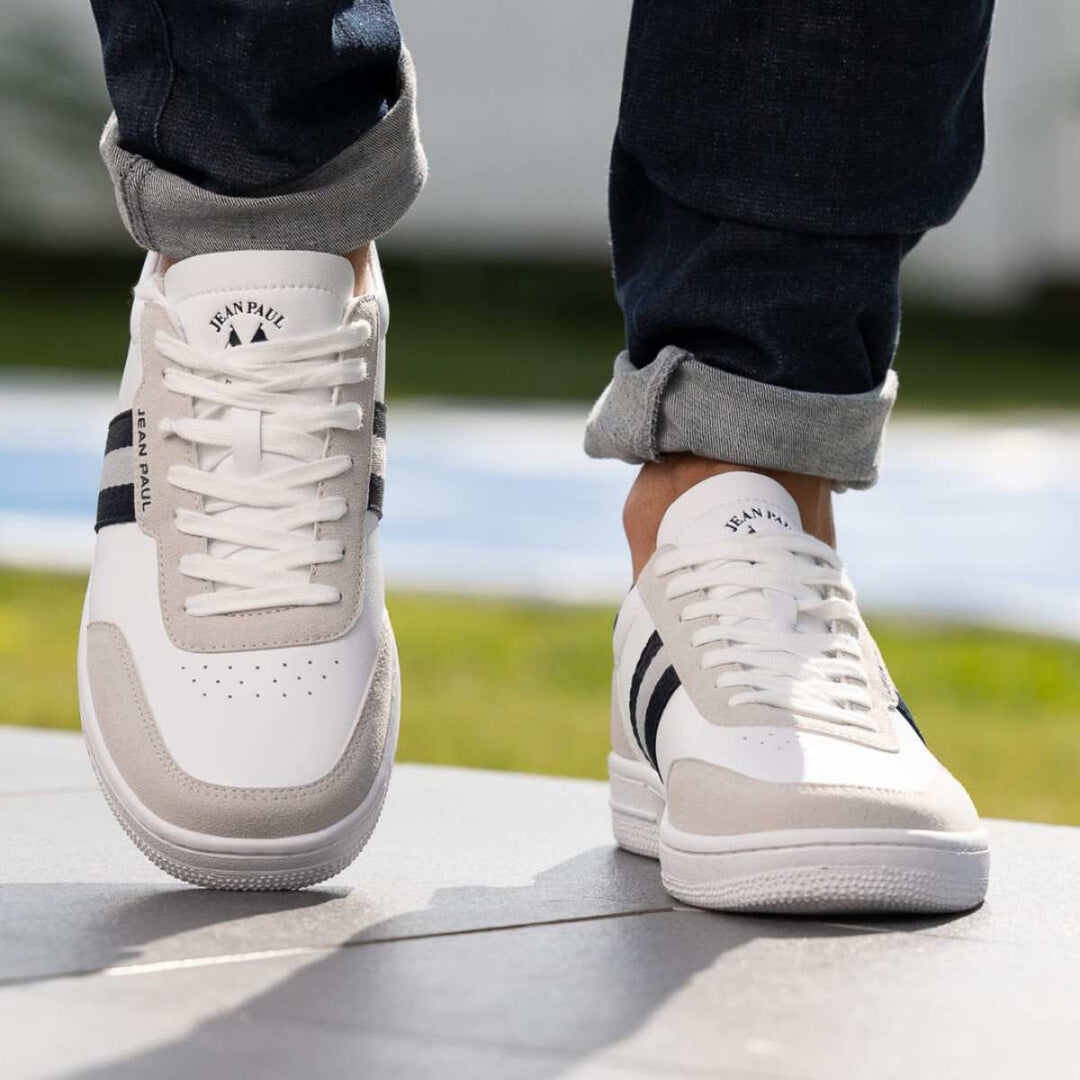 Jean Paul Bozon Court Sneaker White / Navy M