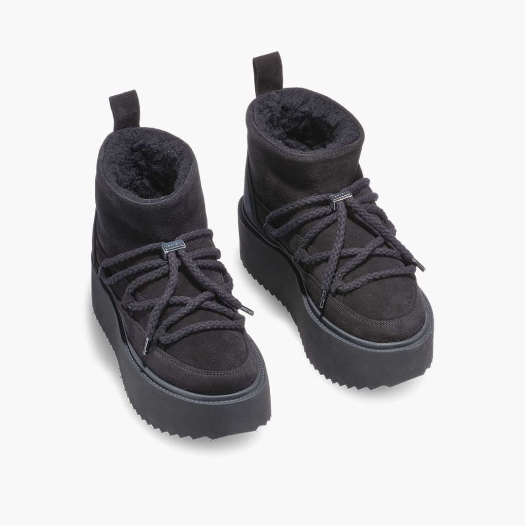 Inuikii Classic Low Platform Black W