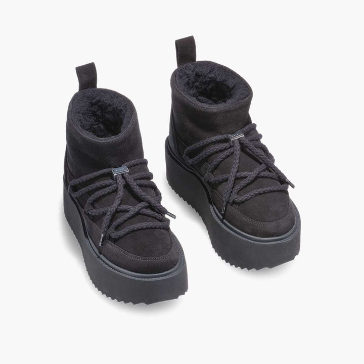 Inuikii Classic Low Platform Black W