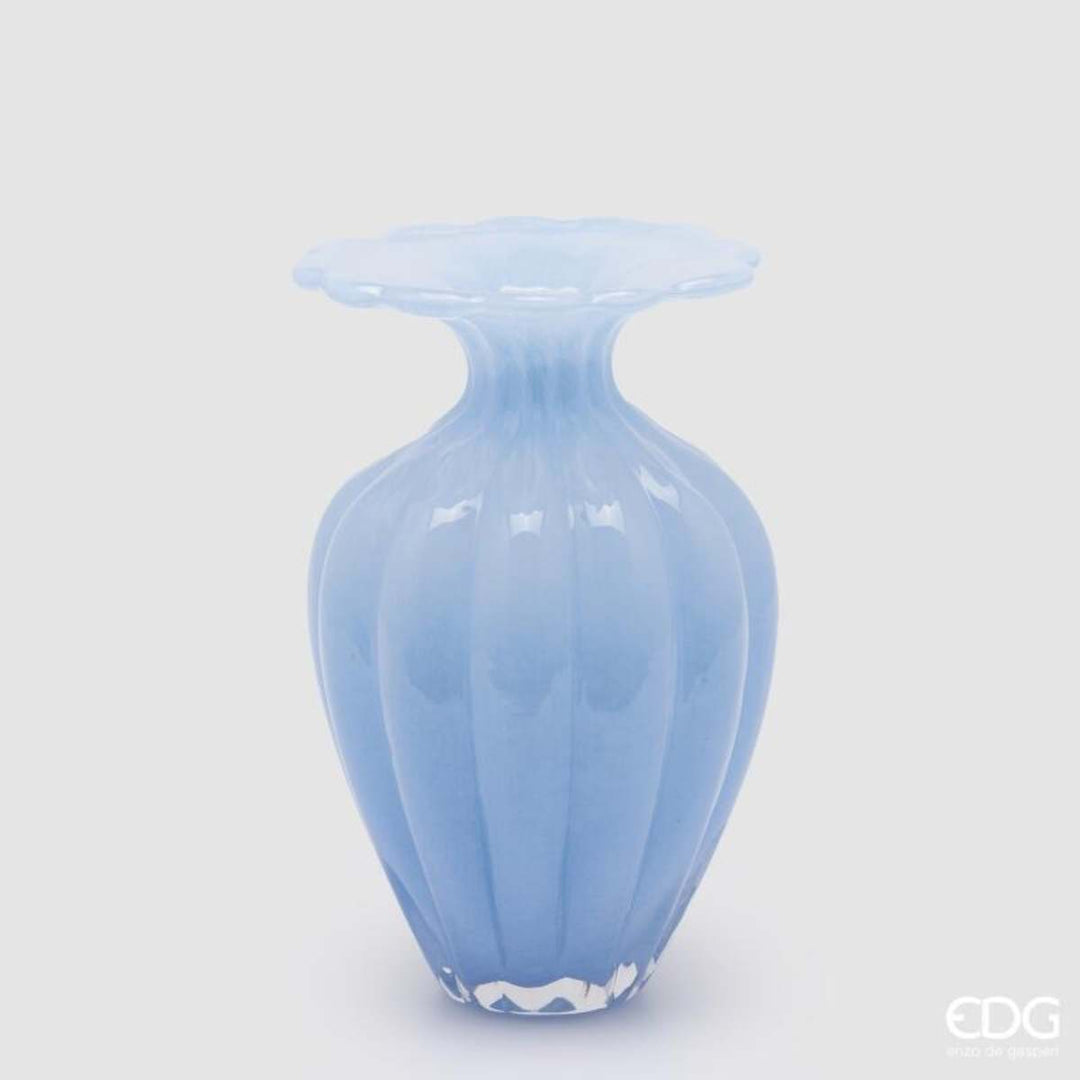 EDG Vaso Blossom Azure H24.5