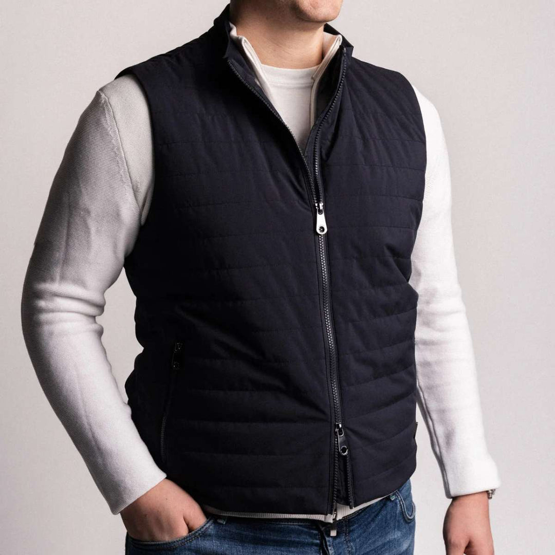 Monel Marcus Vest Midnight Navy