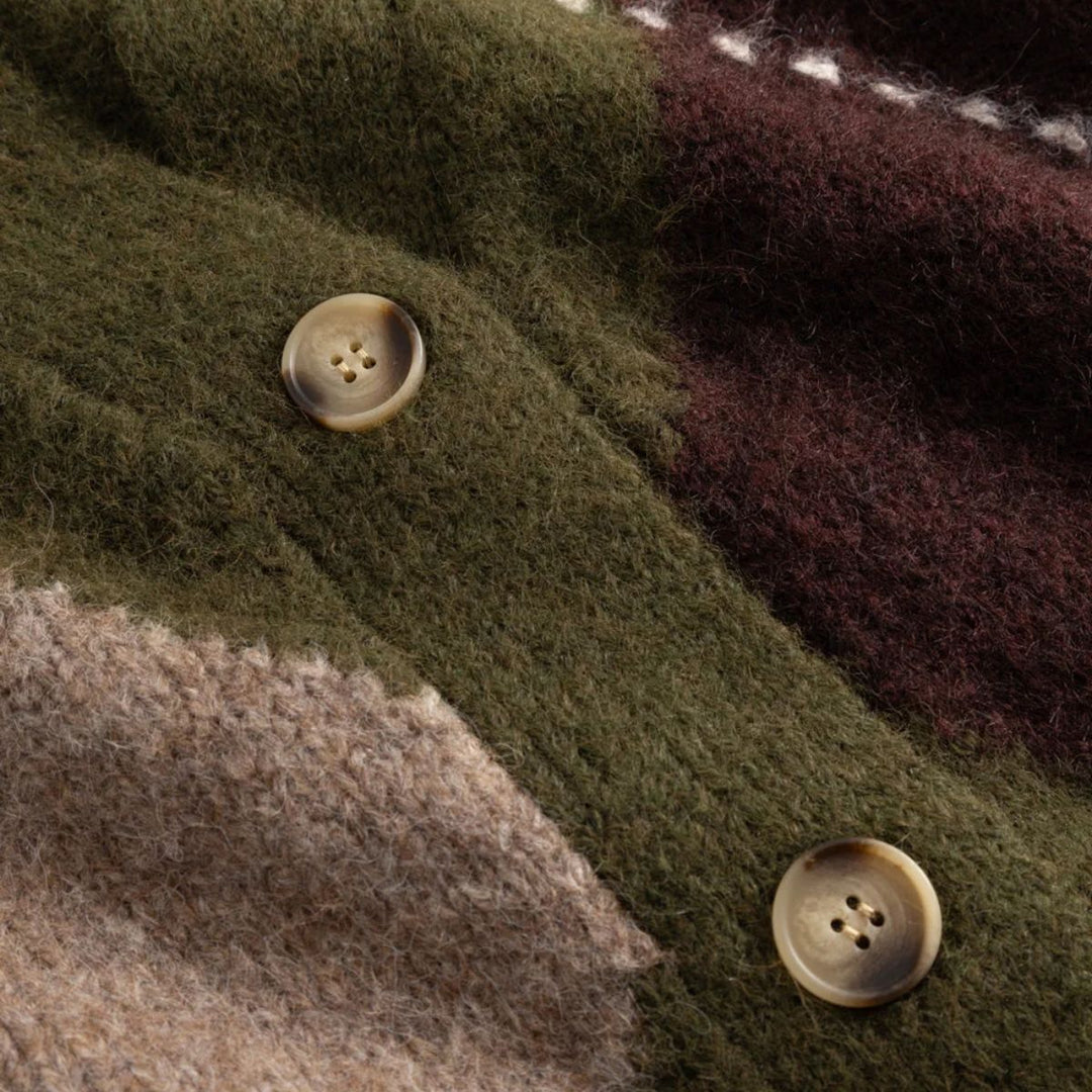 Noella N-Laiana Knit Cardigan Avocado Green Mix