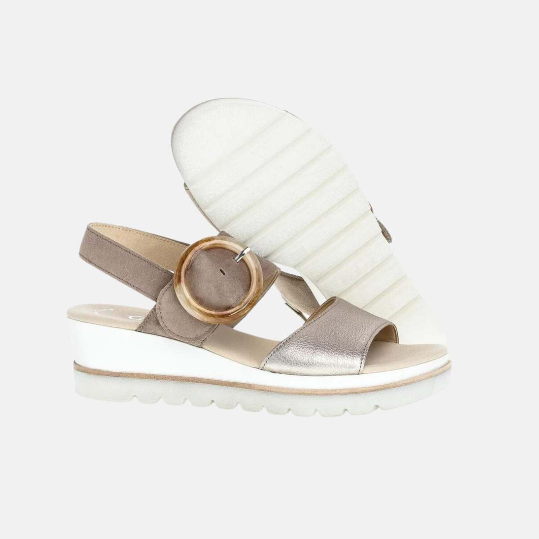 Gabor Sandal Metal Cervo W