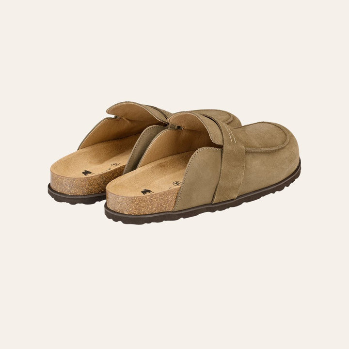 Shepherd Tøffel Petra Taupe Suede W