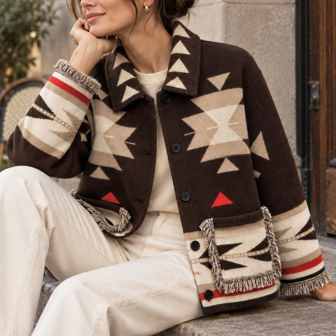 From Paris With Love Inka Jacket Brown W