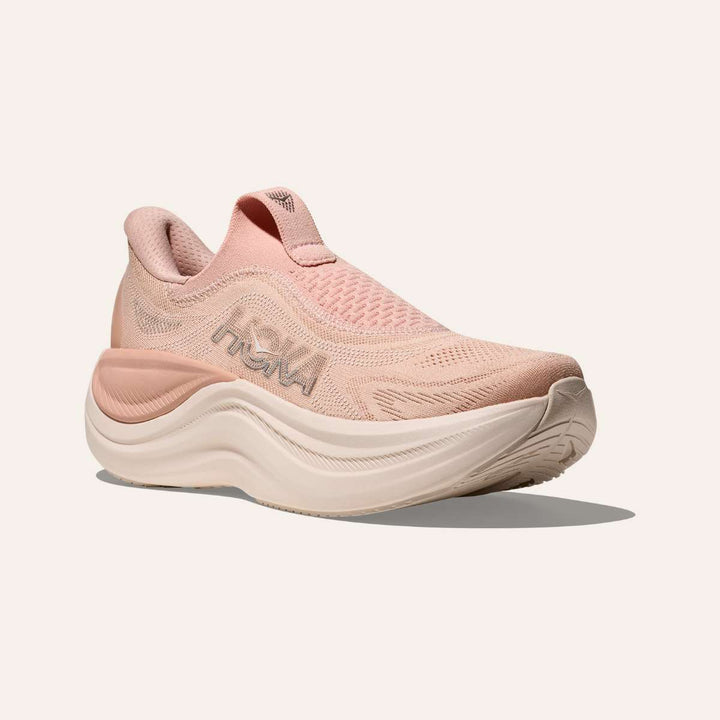 Hoka Skyward Laceless Rose Latte / Rose Cream W
