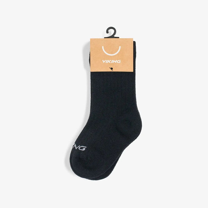 Viking Toasty 2 Pack Wool Socks Black