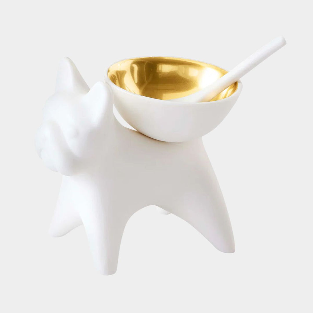 Jonathan Adler French Bulldog salt/Pepper Cellar
