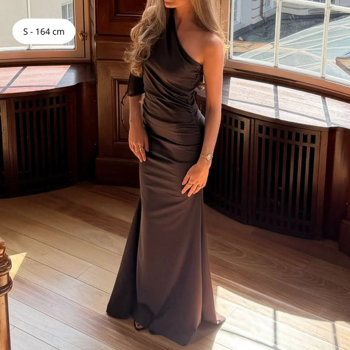 BYIC AndreaIC Maxi Dress Chocolate Brown