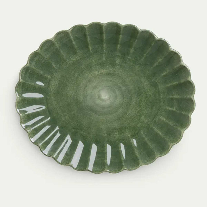 Mateus Oyster Plate 35*30cm Forrest Green