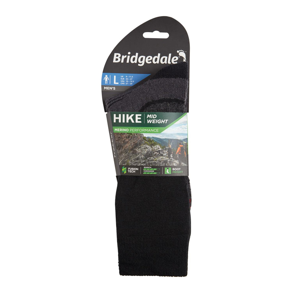 Bridgedale Hike Merino Comfort Black - sokk fra La Sportiva, bilde 2