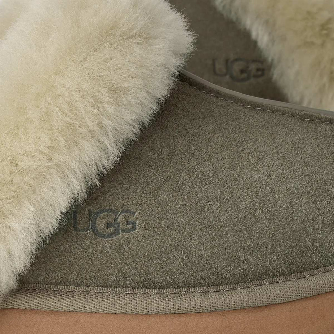 UGG Tøffel Disquette Mossgreen/Mutedbrass W