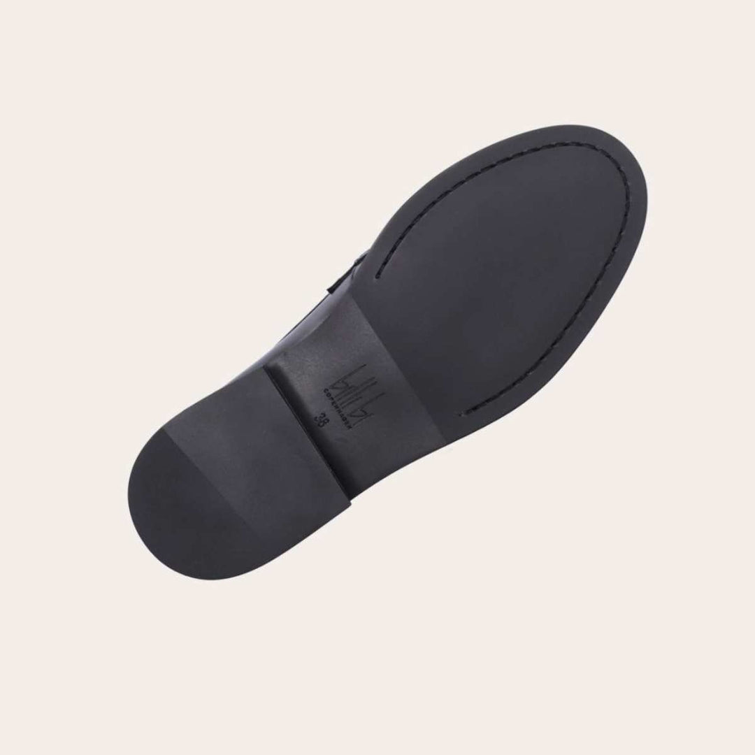 Billie Bi Mokasin Black Calf W