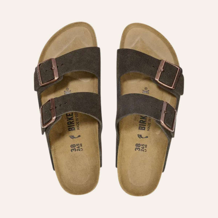 Birkenstock Arizona Suede Leather Mocha M