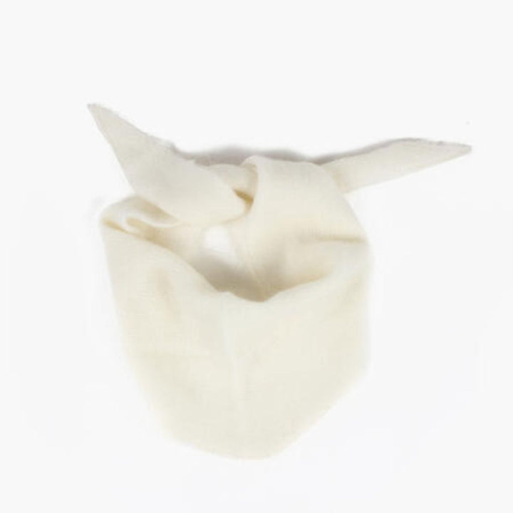 Nohr Gabriella Mohair Scarf Triangle Offwhite