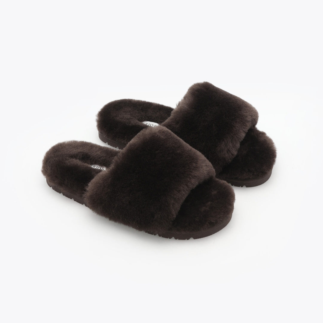 Roberto Rosso Cabina Slipper Dark Brown